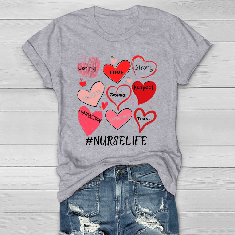 Nurselife Love Strong Healthwear T-shirt