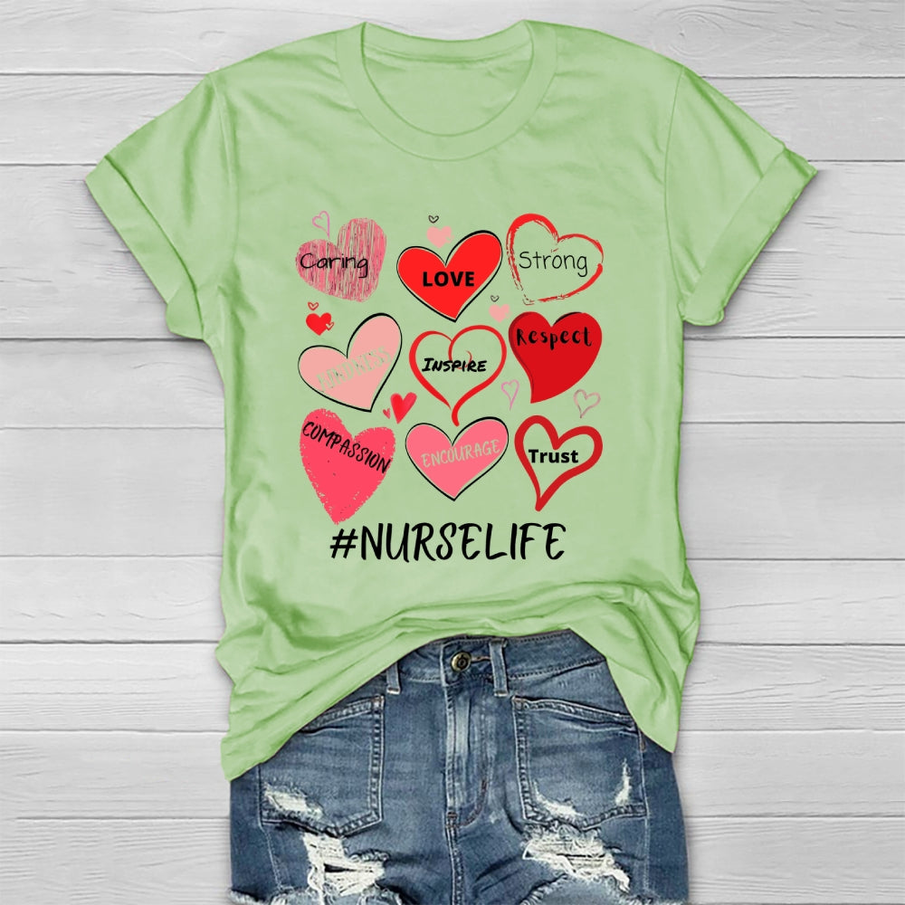 Nurselife Love Strong Healthwear T-shirt