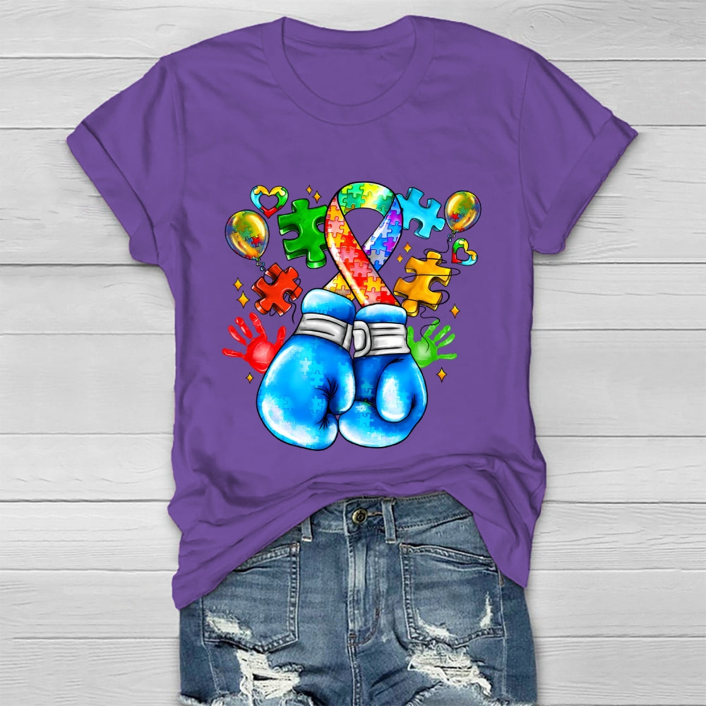 Autism Boxing Gloves Healthwear T-shirt