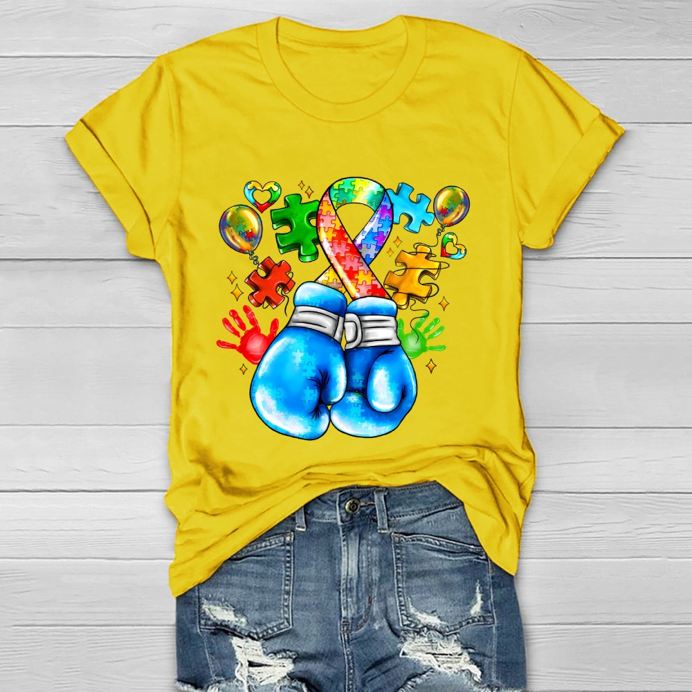 Autism Boxing Gloves Healthwear T-shirt