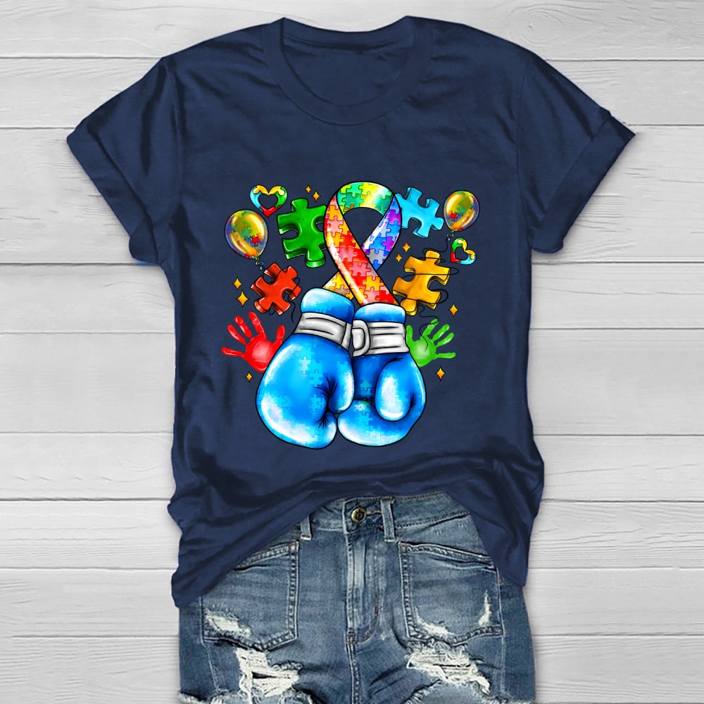 Autism Boxing Gloves Healthwear T-shirt
