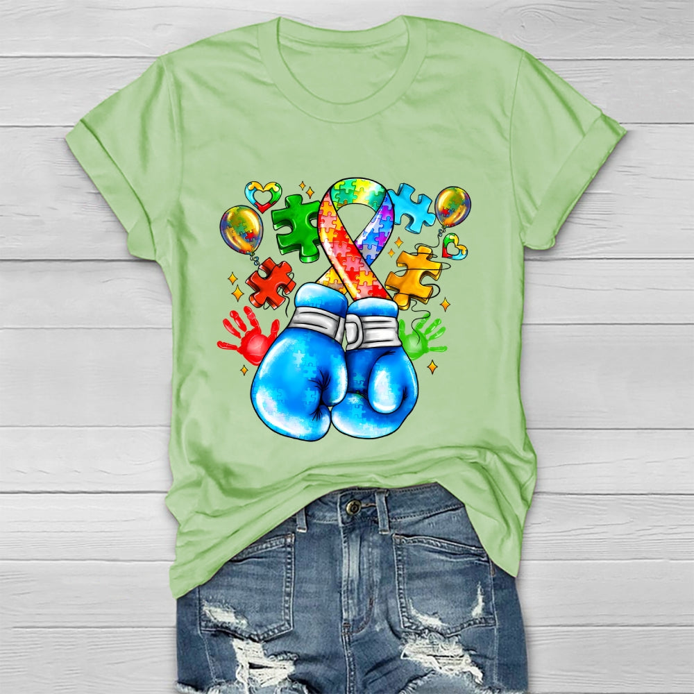 Autism Boxing Gloves Healthwear T-shirt