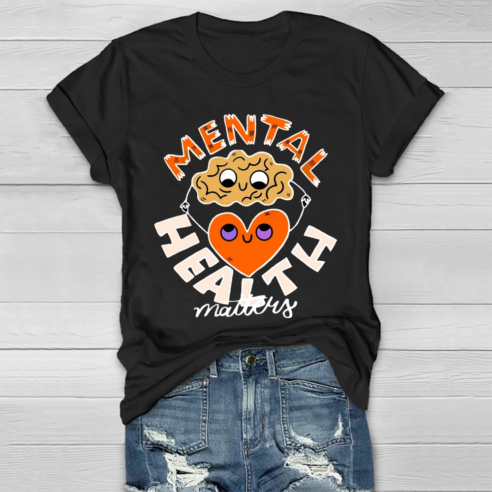 Mental Health Matters Graphic Healthwear T-shirt