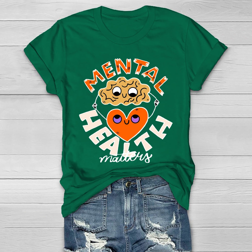 Mental Health Matters Graphic Healthwear T-shirt