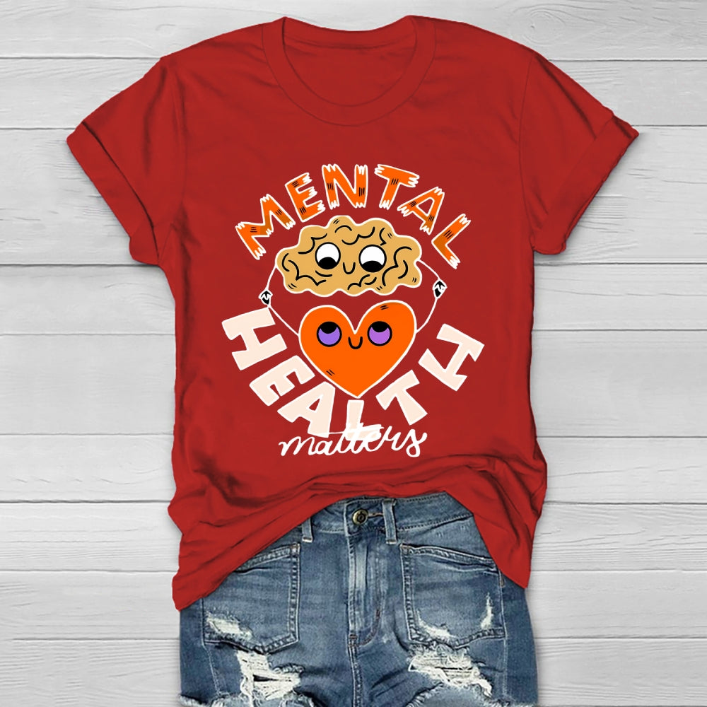 Mental Health Matters Graphic Healthwear T-shirt
