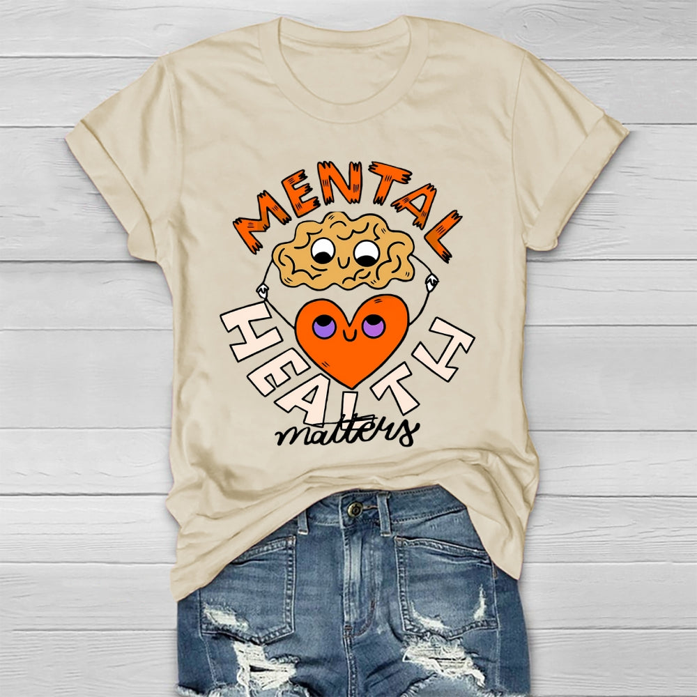 Mental Health Matters Graphic Healthwear T-shirt