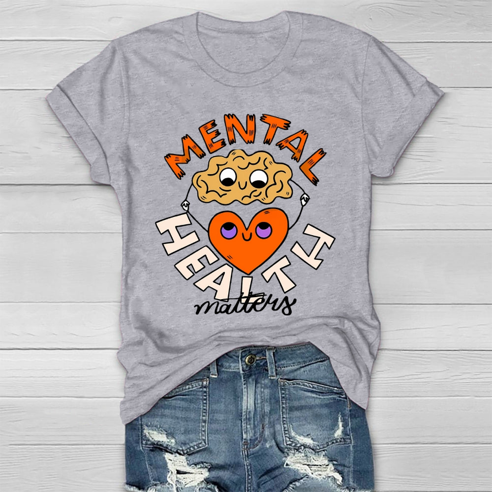 Mental Health Matters Graphic Healthwear T-shirt