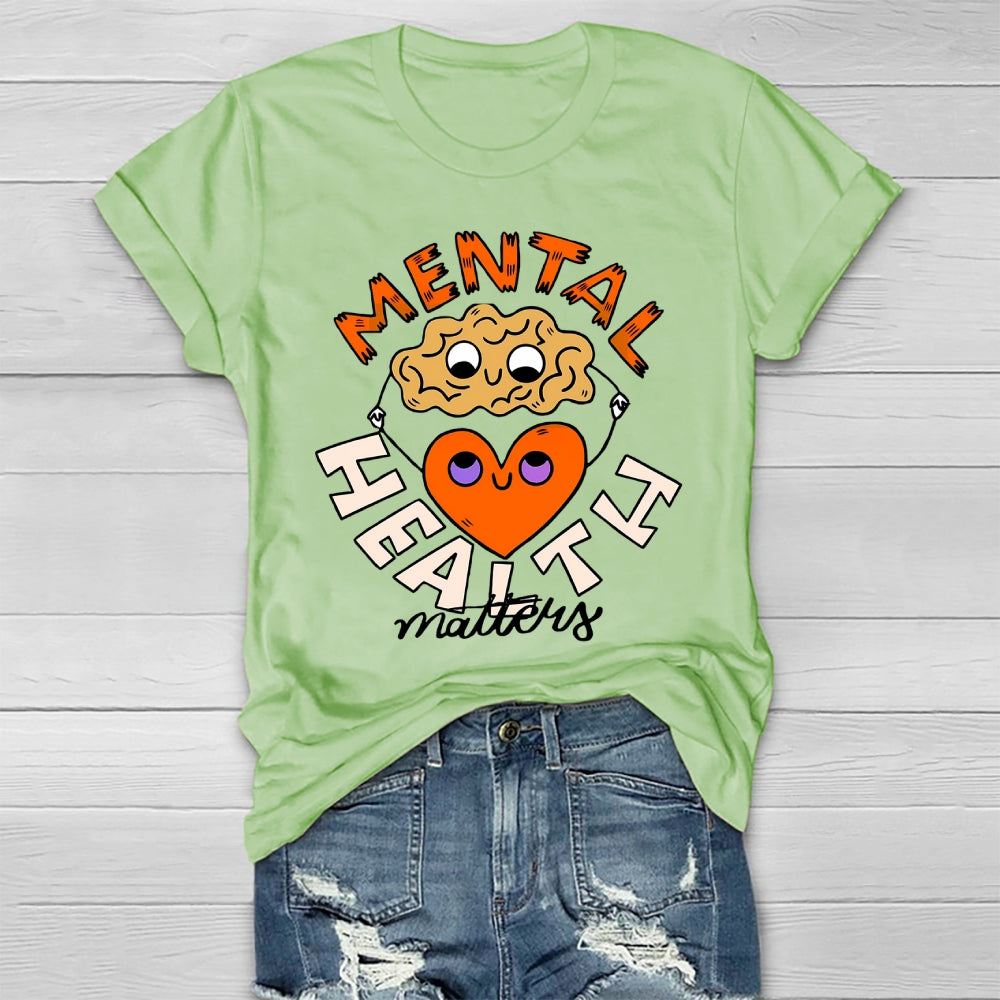 Mental Health Matters Graphic Healthwear T-shirt