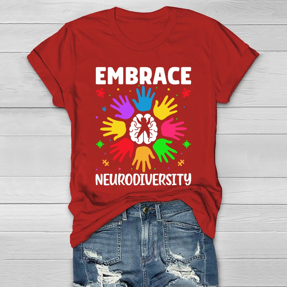 Embrace Neurodiversity Brain Healthwear T-shirt