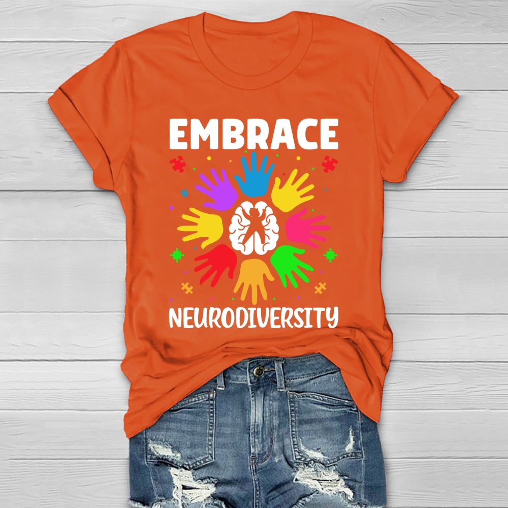 Embrace Neurodiversity Brain Healthwear T-shirt