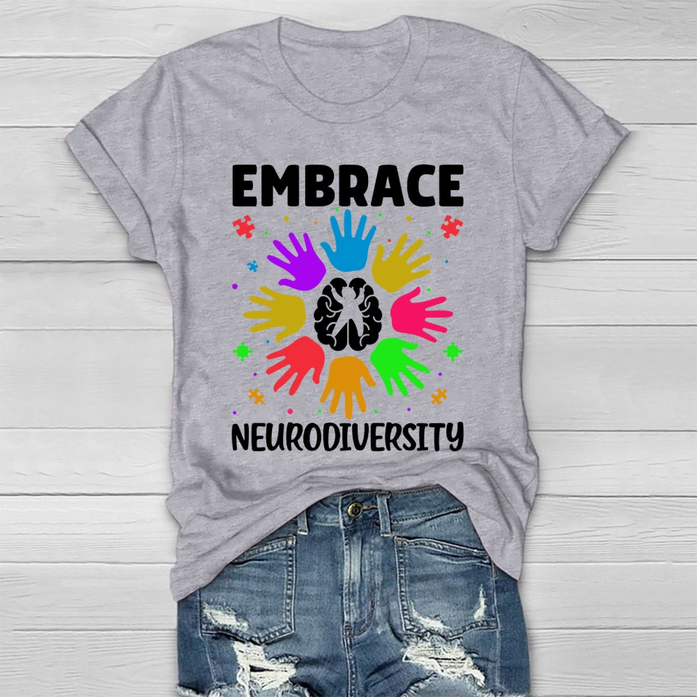 Embrace Neurodiversity Brain Healthwear T-shirt