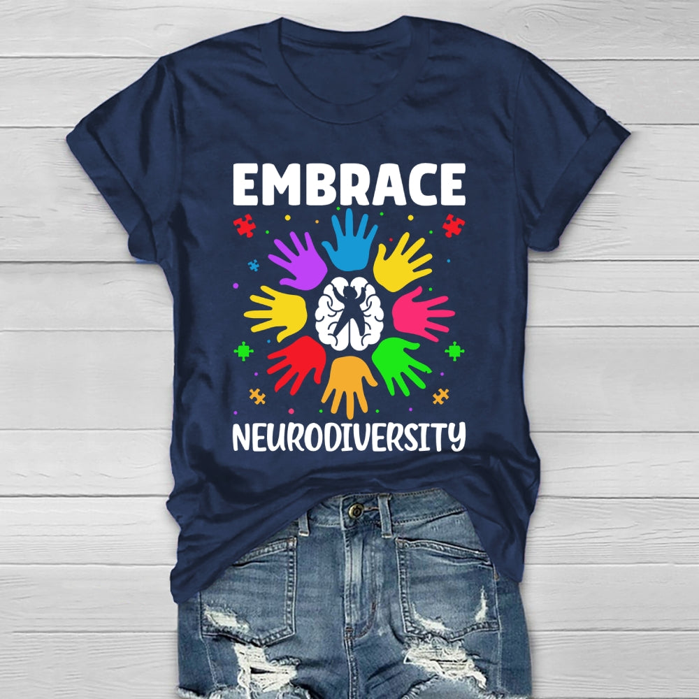 Embrace Neurodiversity Brain Healthwear T-shirt