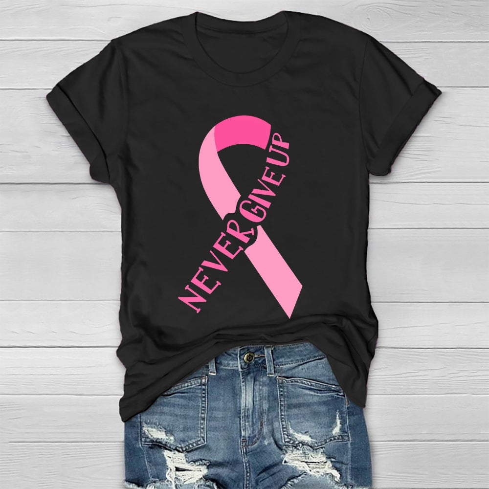 Never Give Up Healthwear T-shirt