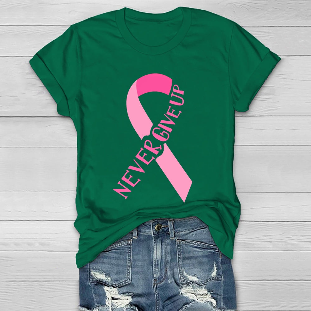 Never Give Up Healthwear T-shirt