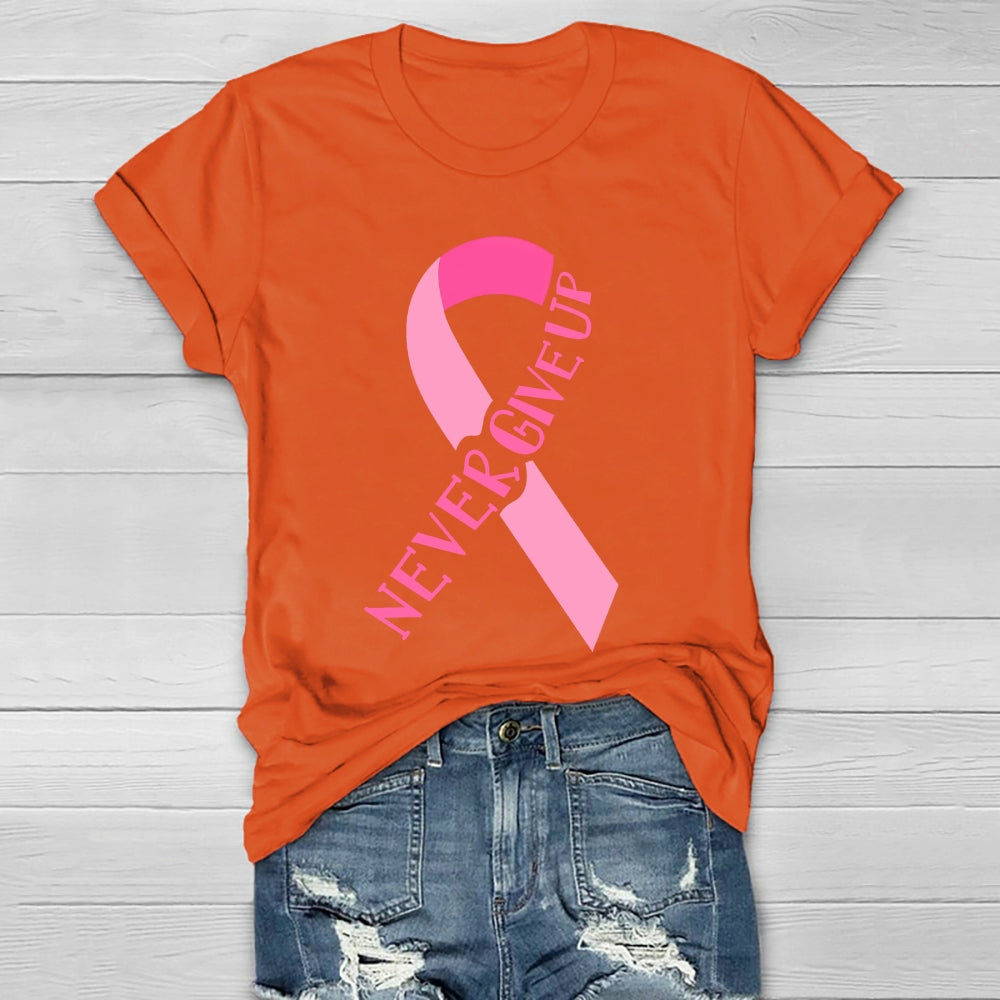Never Give Up Healthwear T-shirt