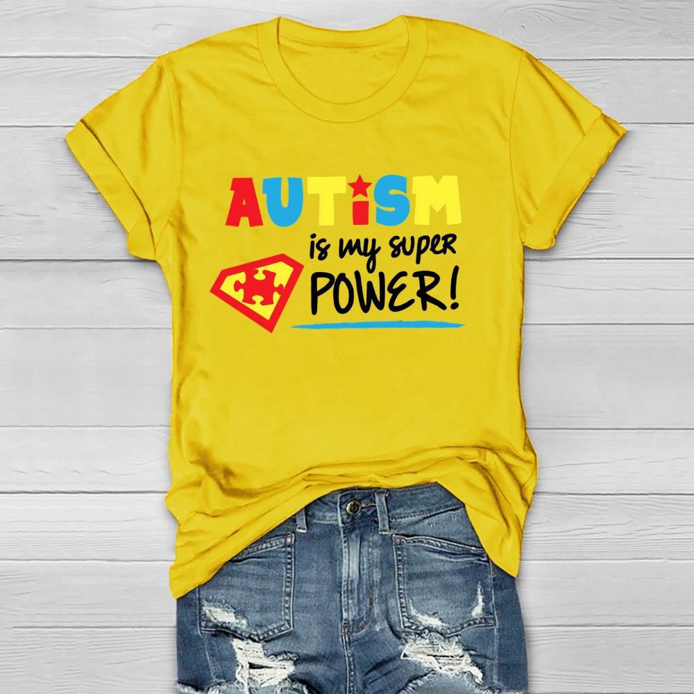 Autism Is My Superpower Healthwear T-shirt