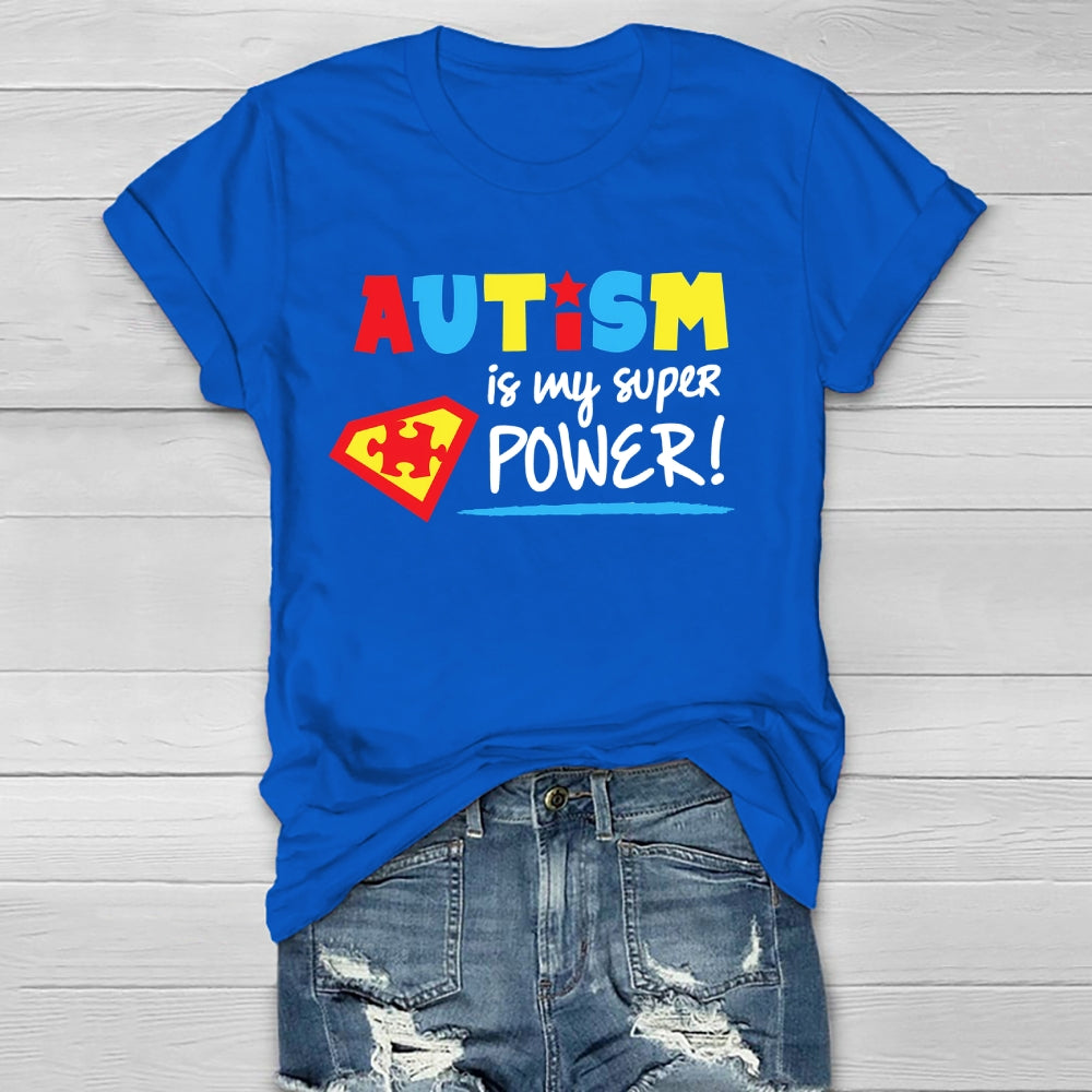 Autism Is My Superpower Healthwear T-shirt