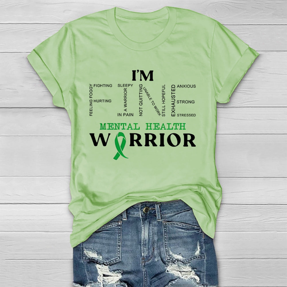 Mental Health Warrior Healthwear T-shirt