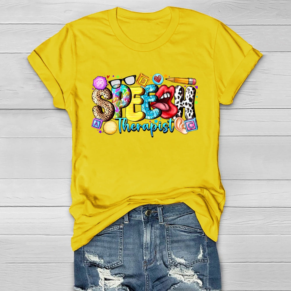 Speech Therapist Healthwear T-shirt