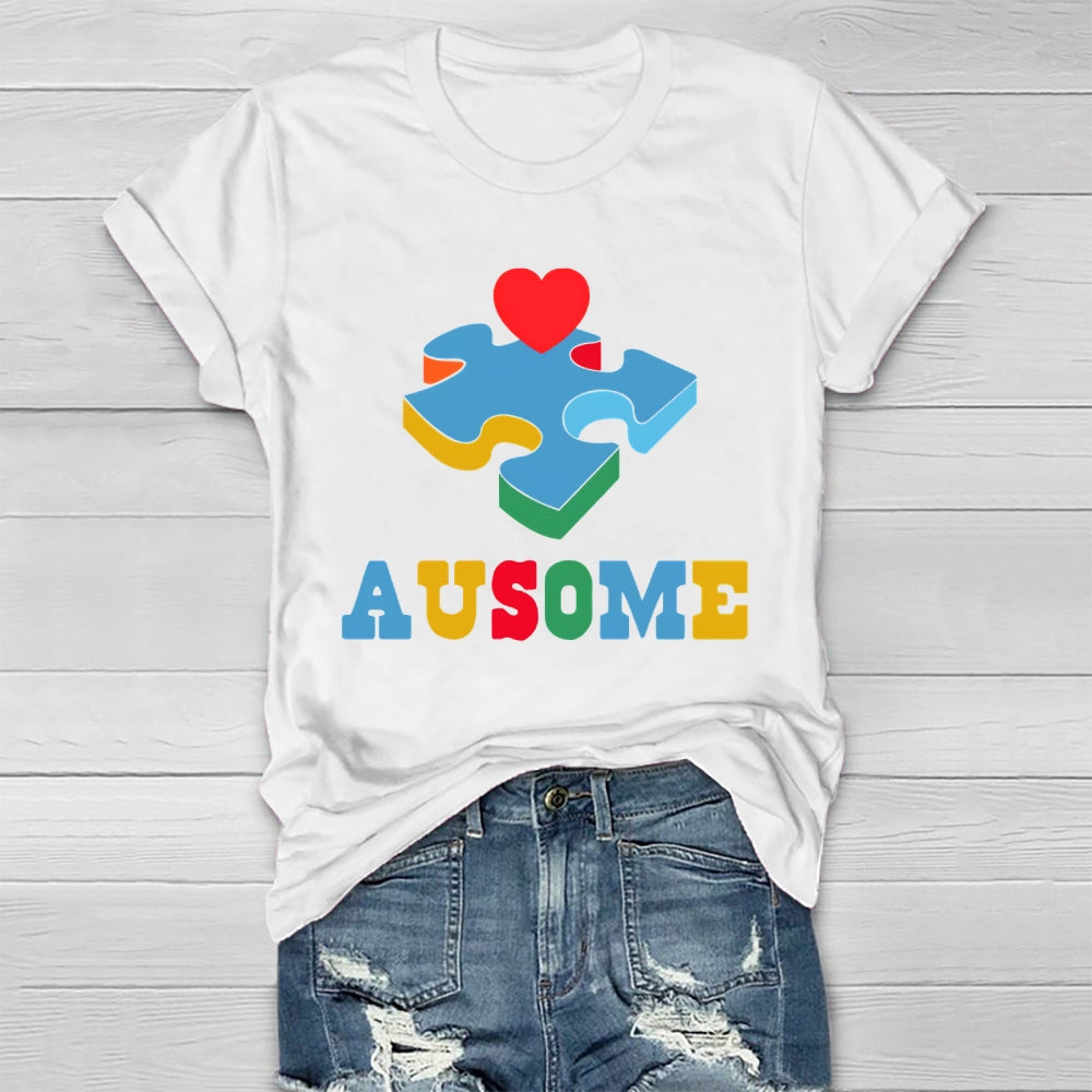 Ausome Autism Awareness Healthwear T-shirt