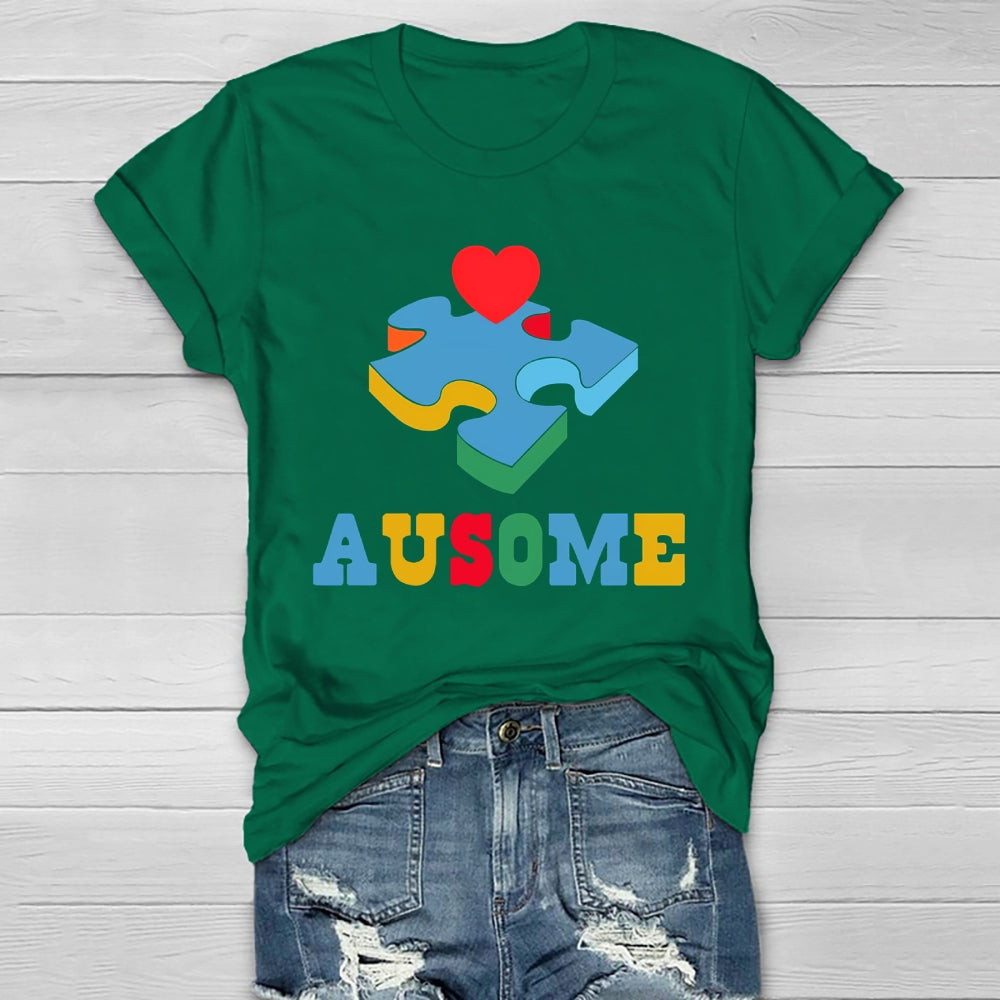 Ausome Autism Awareness Healthwear T-shirt