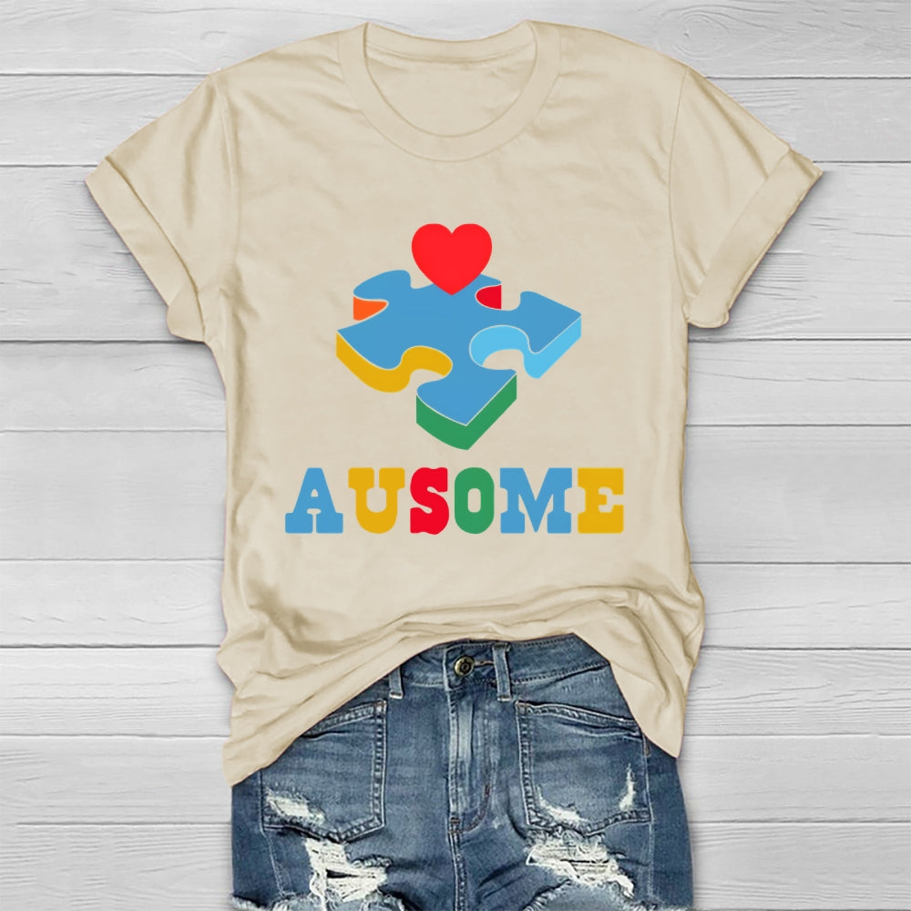 Ausome Autism Awareness Healthwear T-shirt