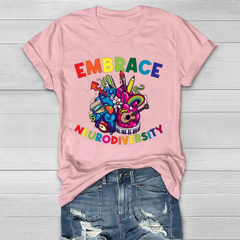 Embrace Neurodiversity Healthwear T-shirt
