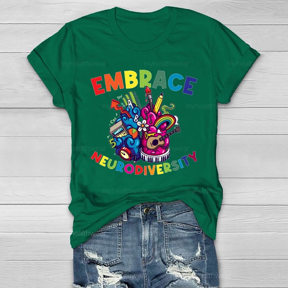 Embrace Neurodiversity Healthwear T-shirt