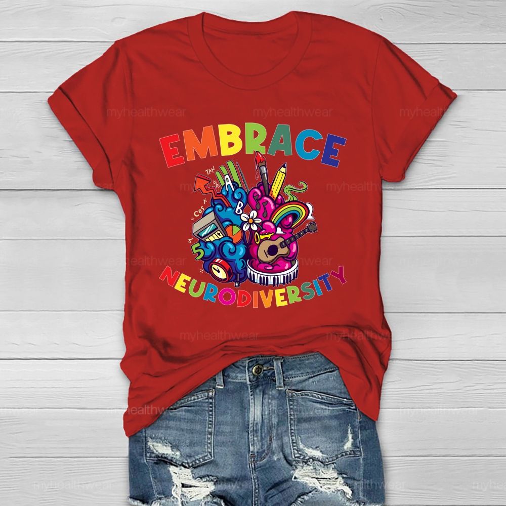 Embrace Neurodiversity Healthwear T-shirt