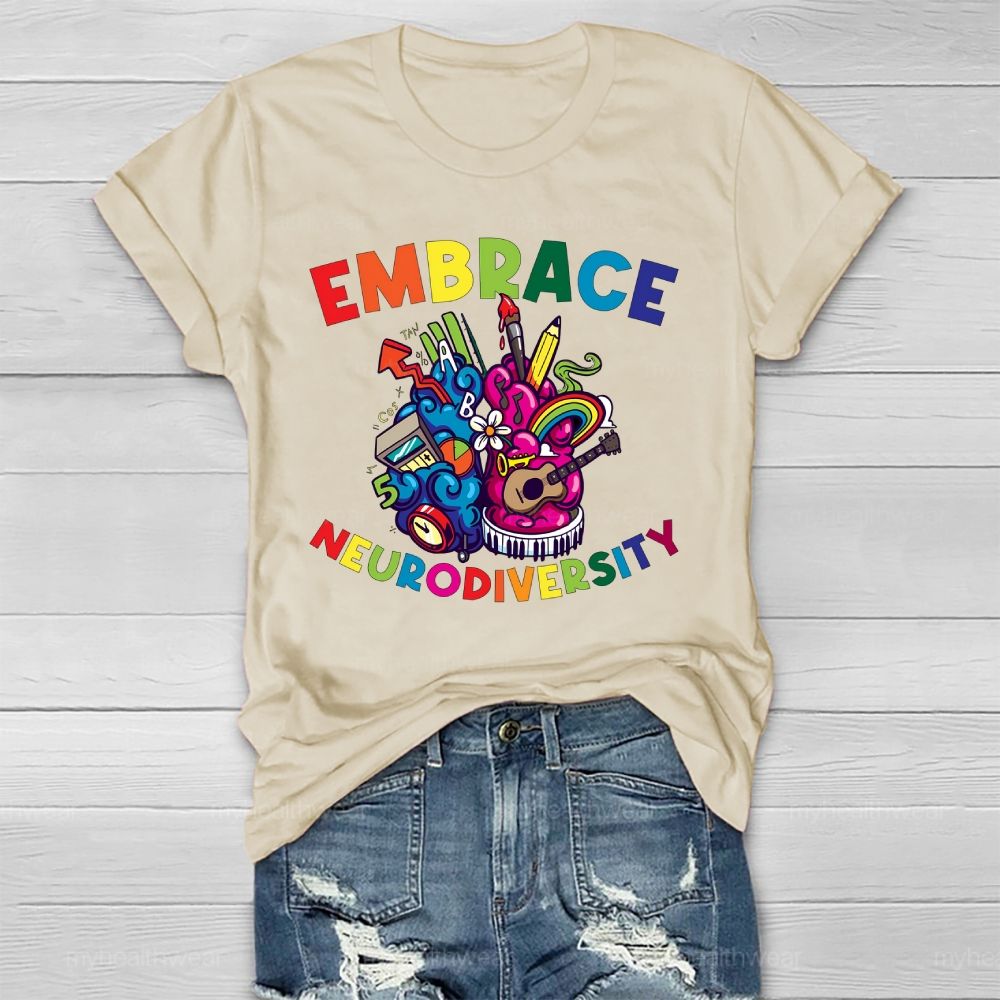 Embrace Neurodiversity Healthwear T-shirt