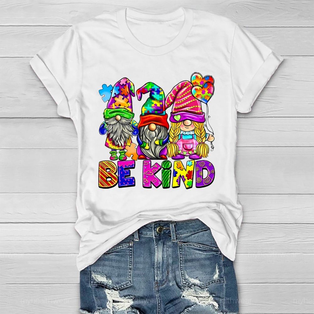 Be Kind Puzzle Christmas Healthwear T-shirt