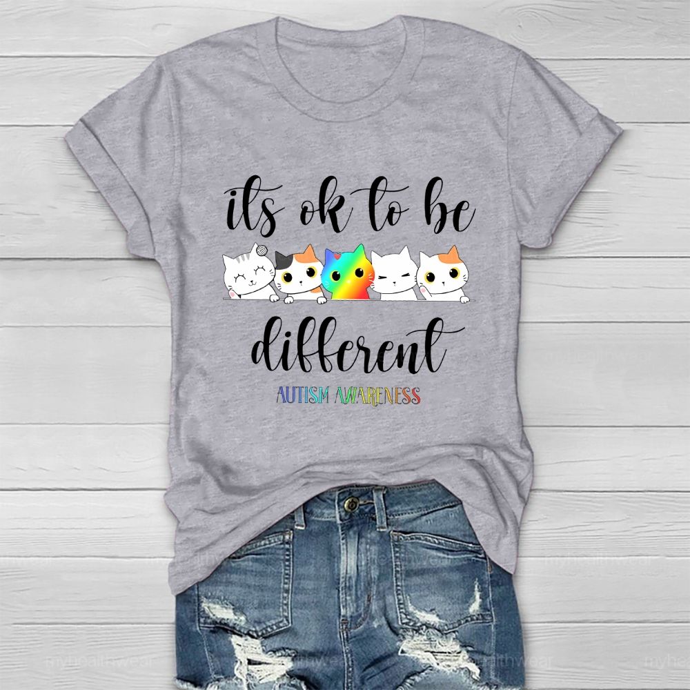Autism Awareness It's Ok To Be Different Healthwear T-shirt
