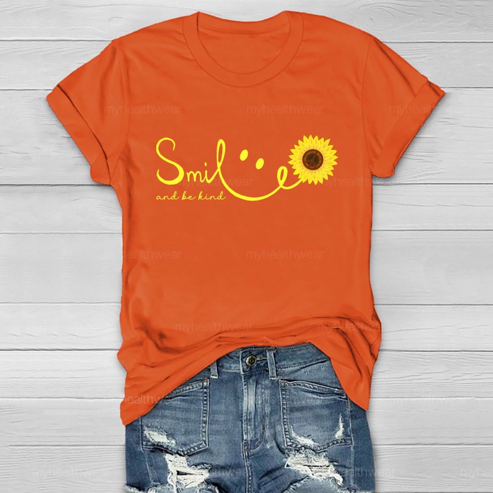 Smile And Be Kind Healthwear T-shirt