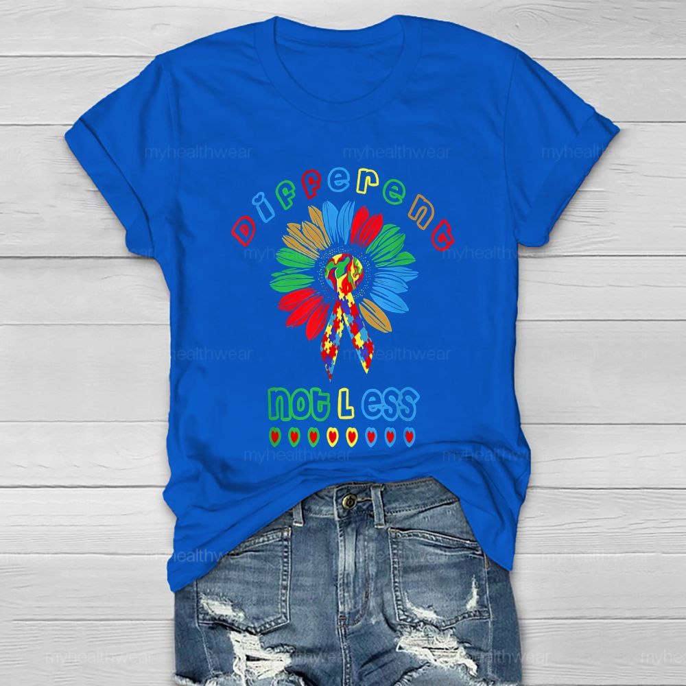 Different Not Less Sunflower Healthwear T-shirt