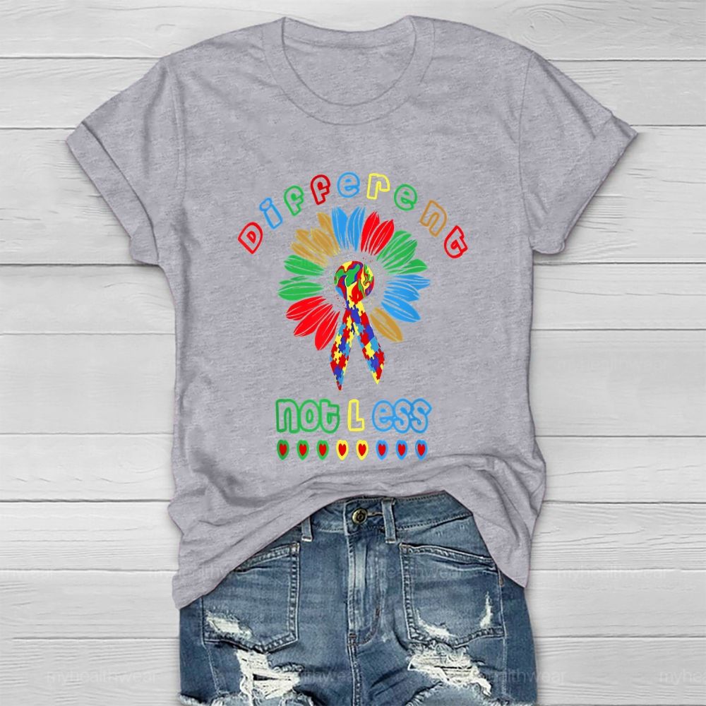 Different Not Less Sunflower Healthwear T-shirt