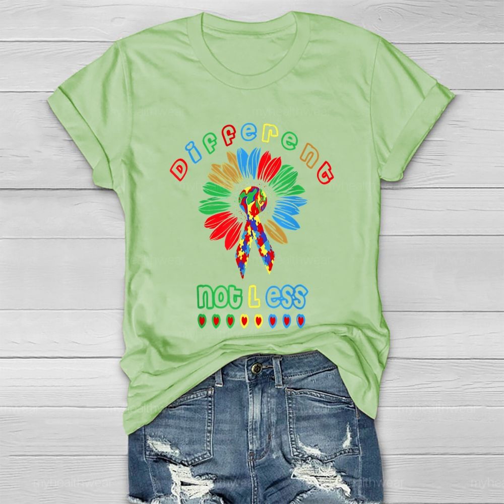 Different Not Less Sunflower Healthwear T-shirt