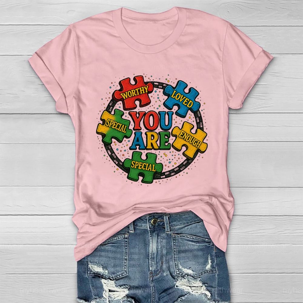 You Are Worthy Loved Healthwear T-shirt