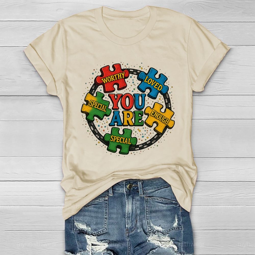 You Are Worthy Loved Healthwear T-shirt