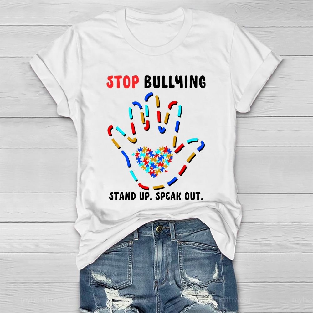 Stop Bullying Stand Up Speak Out Healthwear T-shirt