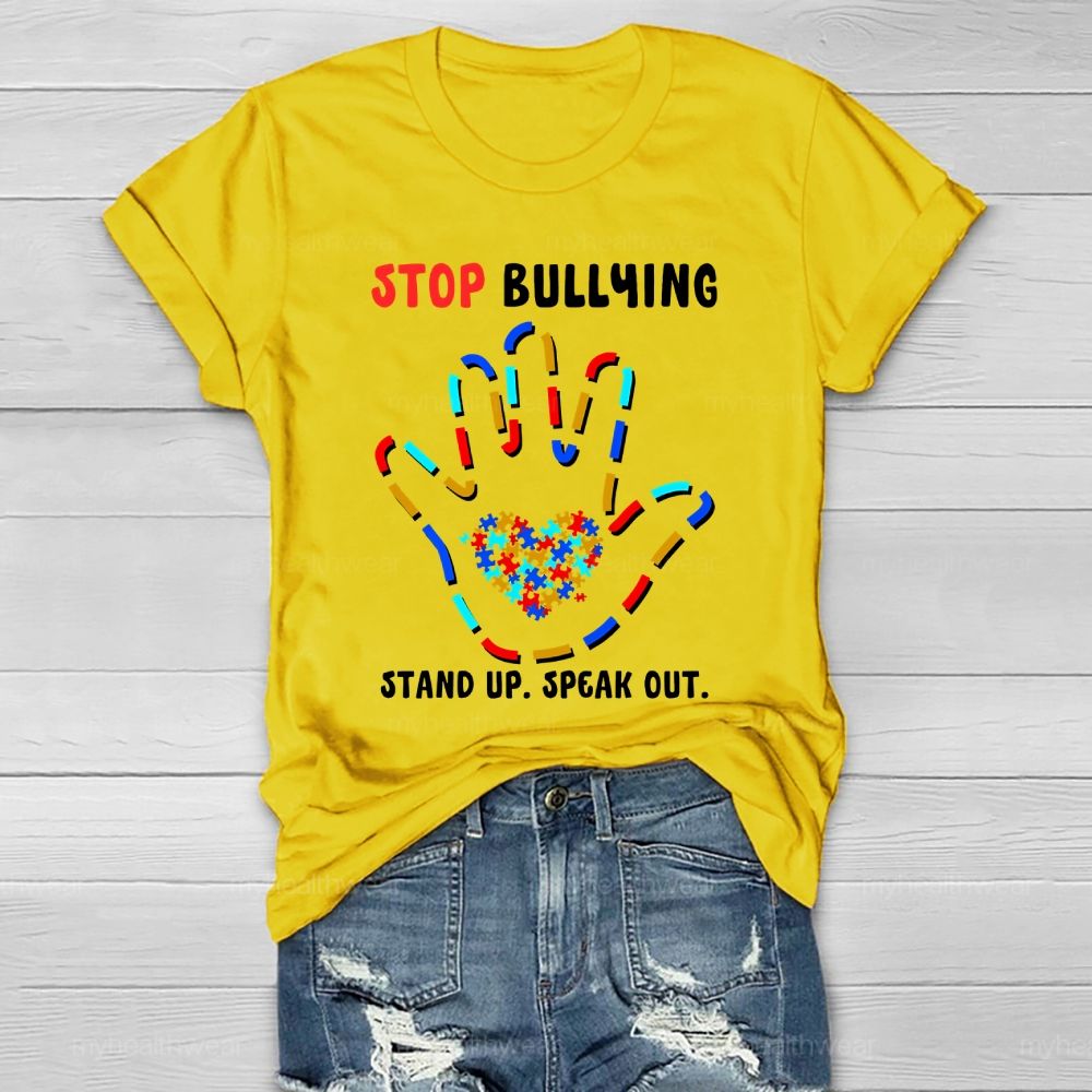 Stop Bullying Stand Up Speak Out Healthwear T-shirt