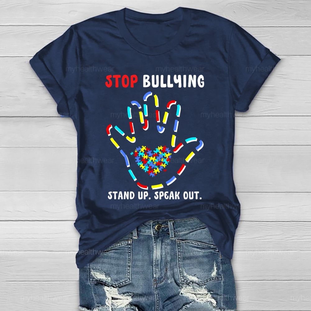 Stop Bullying Stand Up Speak Out Healthwear T-shirt