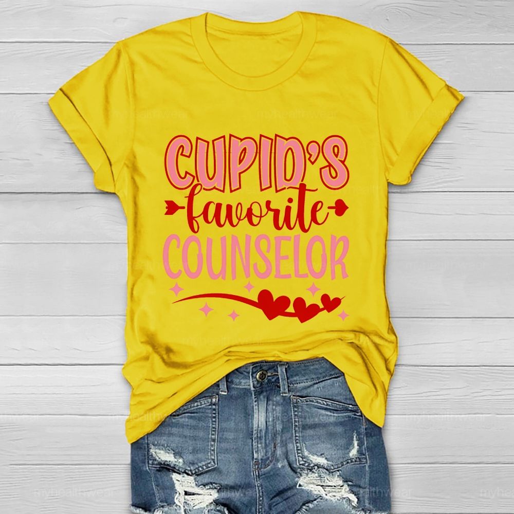 Cupid's Favorite Counselor Healthwear T-shirt
