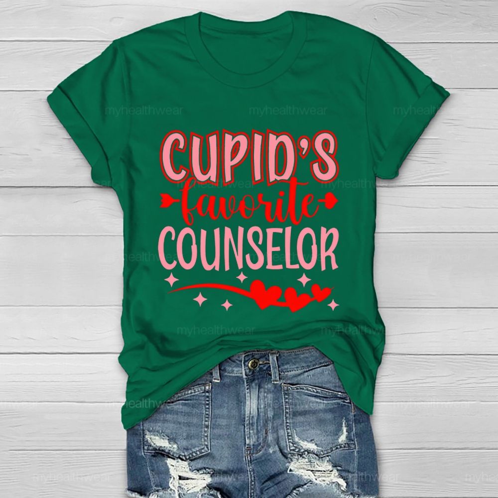 Cupid's Favorite Counselor Healthwear T-shirt