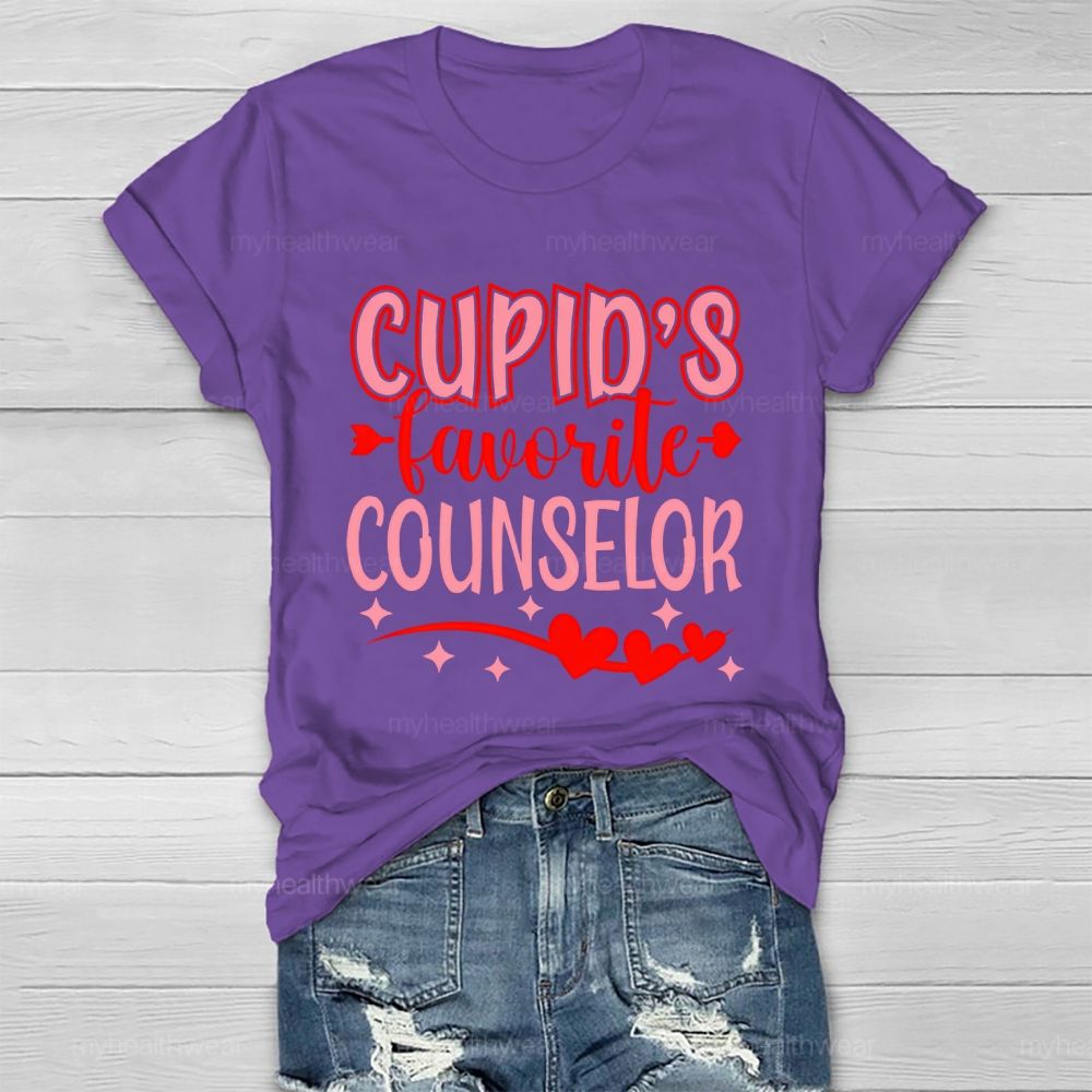 Cupid's Favorite Counselor Healthwear T-shirt