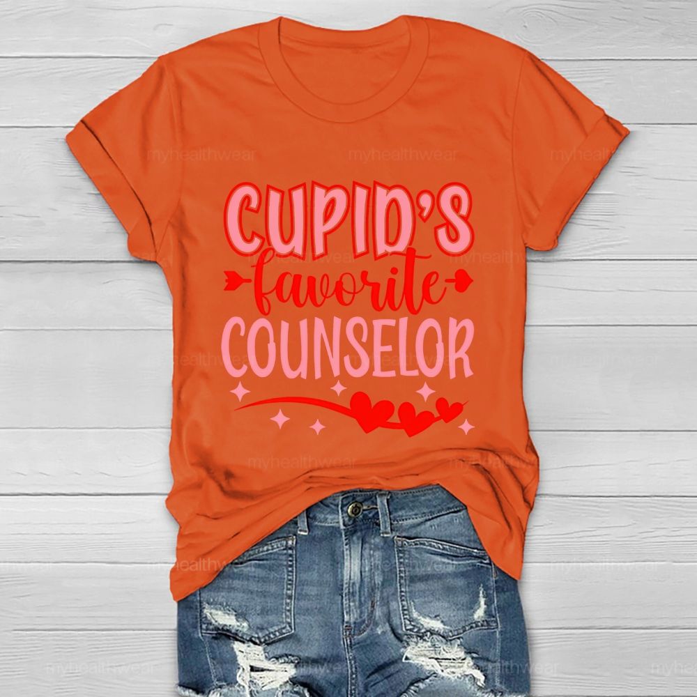 Cupid's Favorite Counselor Healthwear T-shirt