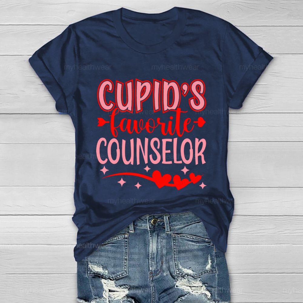 Cupid's Favorite Counselor Healthwear T-shirt