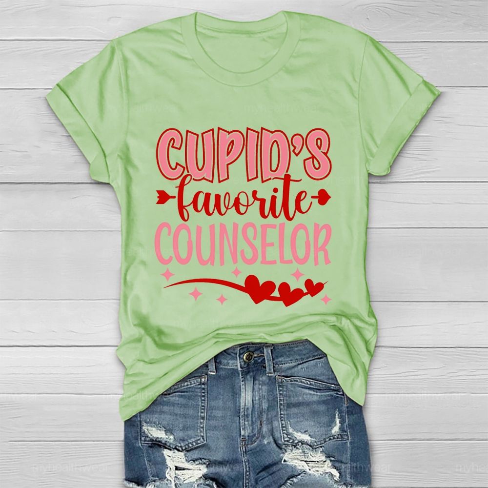 Cupid's Favorite Counselor Healthwear T-shirt
