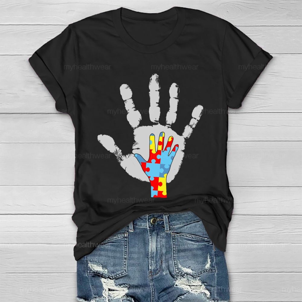 Autism Palm Healthwear T-shirt