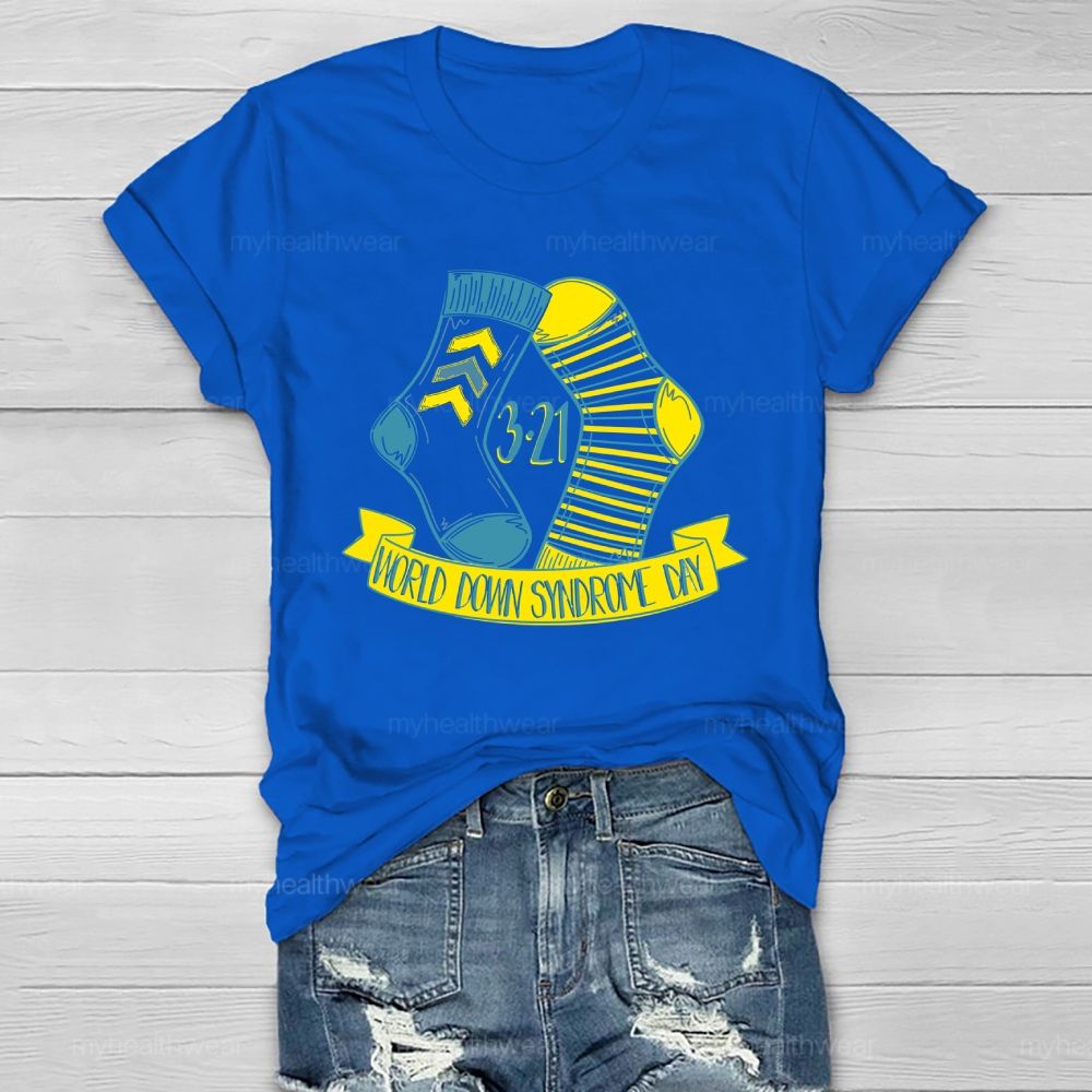 World Down Syndrome Day Socks Healthwear T-shirt