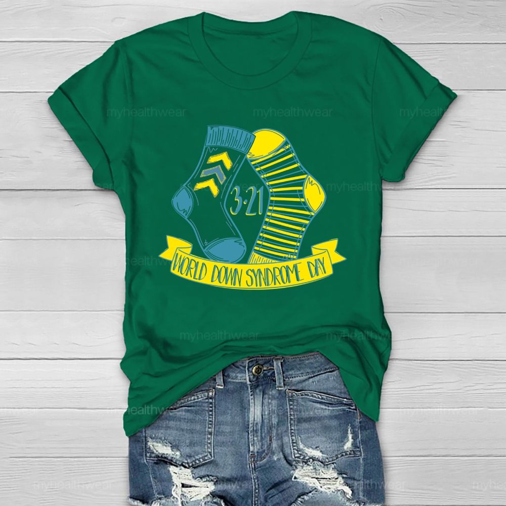 World Down Syndrome Day Socks Healthwear T-shirt